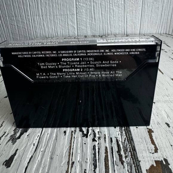 The Best of the Kingston Trip A Capitol Re-issue Cassette Tape 16183 Vintage - Picture 5 of 5